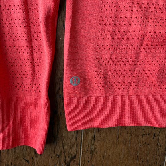 Lululemon Long Sleeve Perforated Long Sleeve Top - Picture 2 of 4